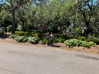 The park where they filmed some of Forrest Gump. The bench was a prop.